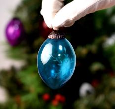 6 Pieces Multicolor Christmas Ornaments - Easter Eggs Decor Christmas Tree Ornaments 